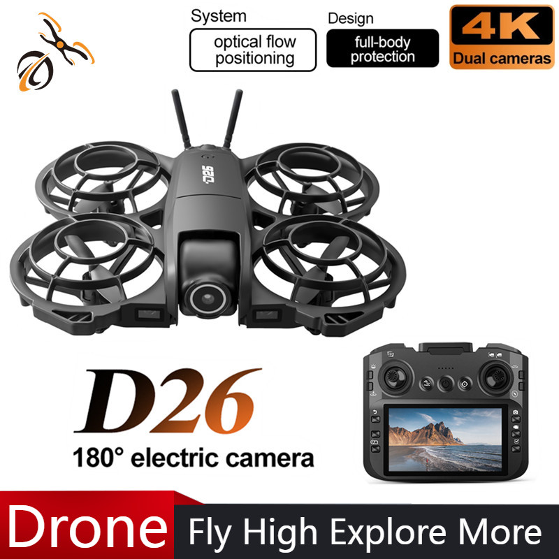 Drone Gimbal 2 Axis - Дрон D26 4K Aerial HD 180