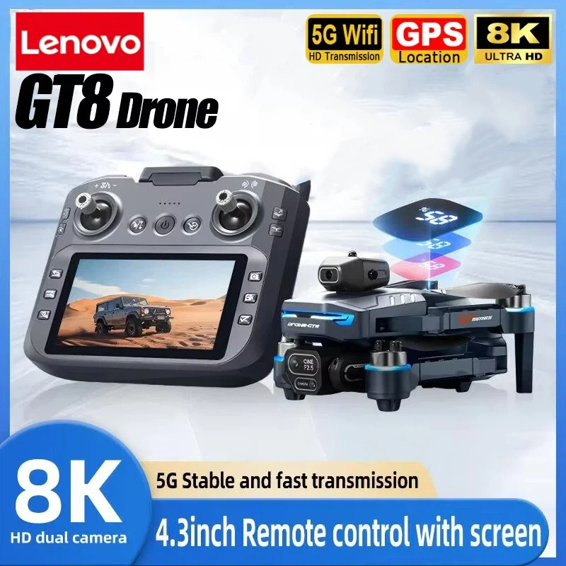 Lenovo GT8 8K Drone Profession – обзор и цена Drone Gimbal 2 Axis