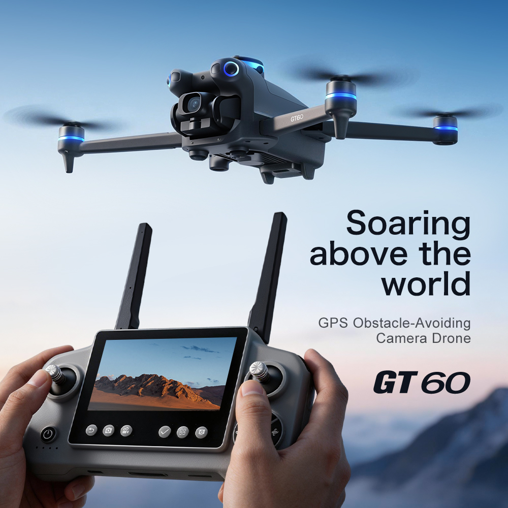Бесщеточный квадрокоптер GT60P – обзор и цена Drone Gimbal 2 Axis