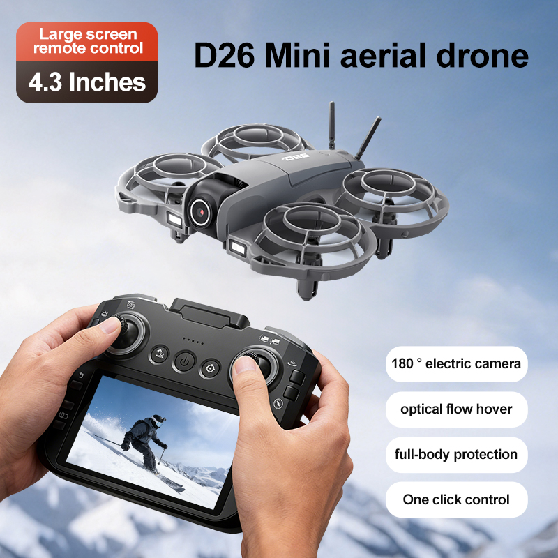 Дрон D26 4K Aerial HD 180 °    – обзор и цена Drone Gimbal 2 Axis
