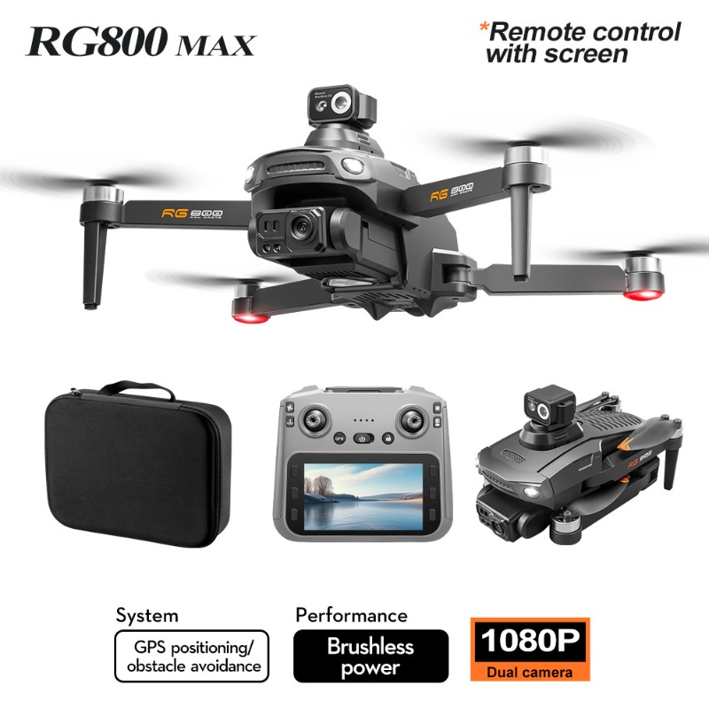 НОВЫЙ Дрон RG800 MAX 1080P HD- – обзор и цена Drone Gimbal 2 Axis