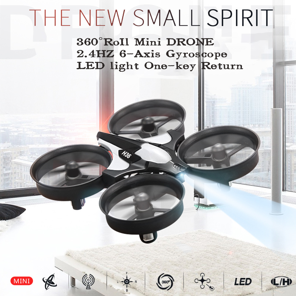 Мини-дрон JJRC H36 2.4G с 6-ос – обзор и цена Drone Gimbal 2 Axis