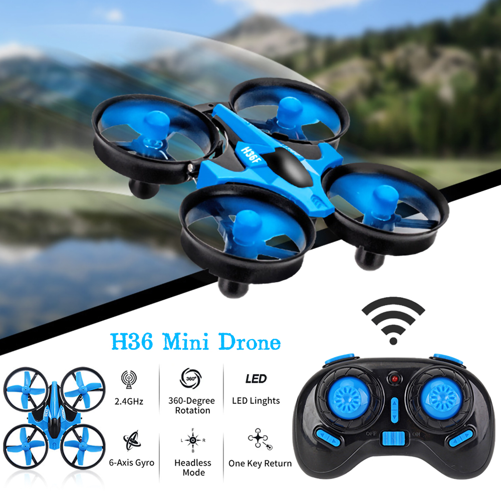 Мини-дрон JJRC H36 2.4G с 6-ос – обзор и цена Drone Gimbal 2 Axis
